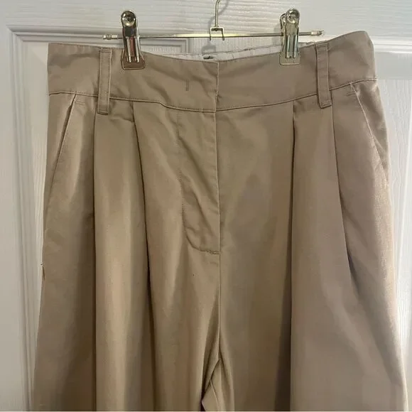NWT Urban Outfitters Beige Wide-Leg Pants - Picture 3 of 6